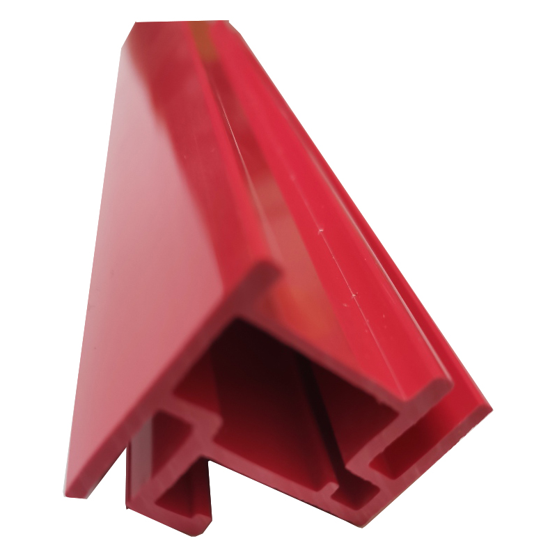 egyedi műanyag profil piros színű PVC képkeretek szalag műanyag profil szakasz